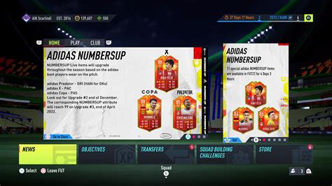 fifa 22 numbers up upgrades.